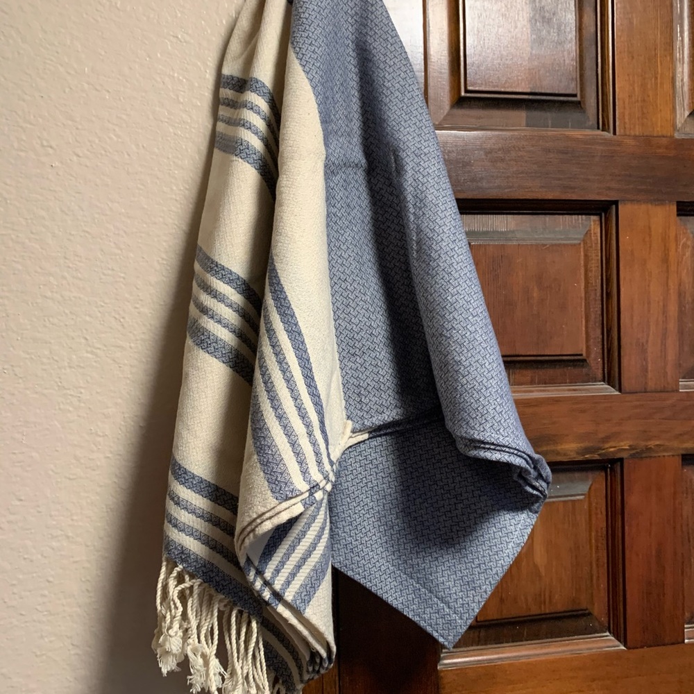 NEW! Tribe Alive Woven Convertible Poncho / Scarf